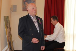 Steef tijdens het jubileumfeest 2011